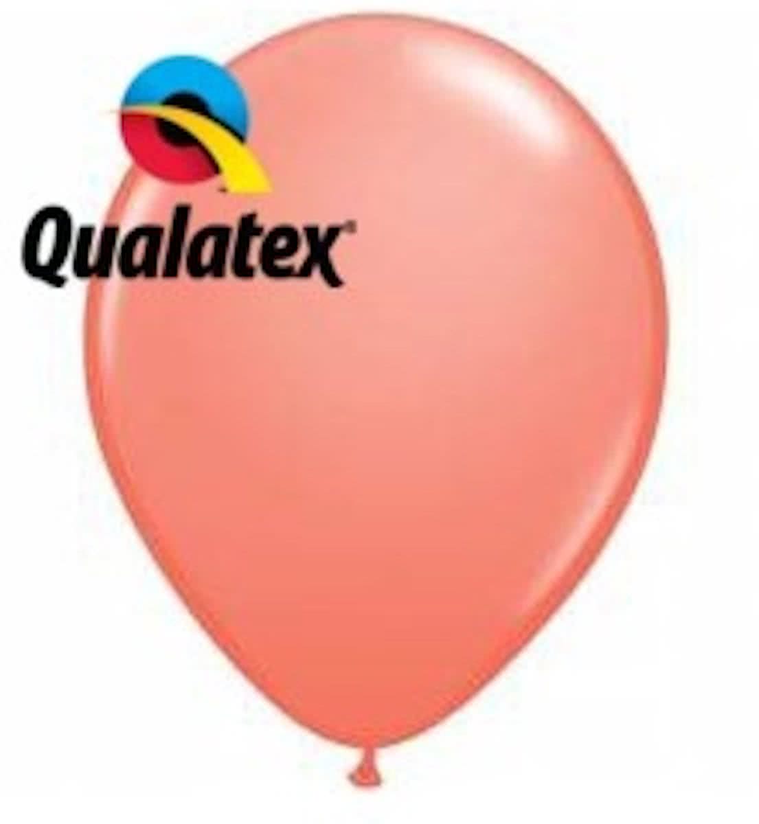 Ballonnen Koraal 28cm 100 stuks | Qualatex